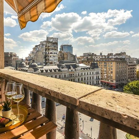 Chic Accommodation With Breathtaking Views Over Calea Victoriei - Your Central Heaven Bukarest Kültér fotó